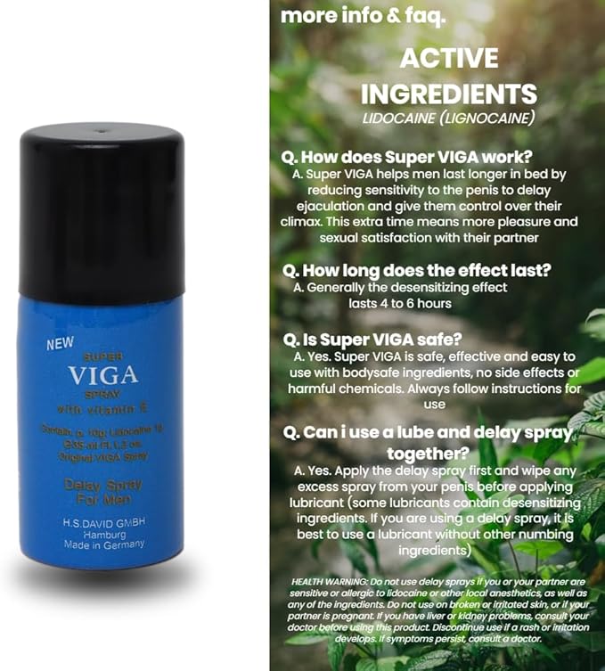 Blue Delay Spray 45ml Desensitizing Spray for Men