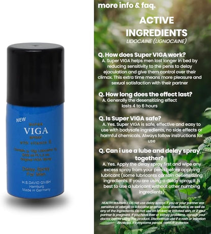Blue Delay Spray 45ml Desensitizing Spray for Men